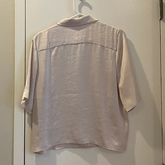 Aritzia Wilfred Beso Shirt | Vin Gris (Light Purple) | Size L - Picture 2 of 3